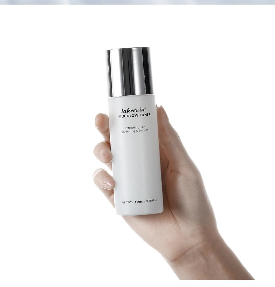 Lakerain Milk Glow Toner – Niacinamide Brightening & Deep Moisturizing Toner for Radiant, Hydrated Skin (100ml)