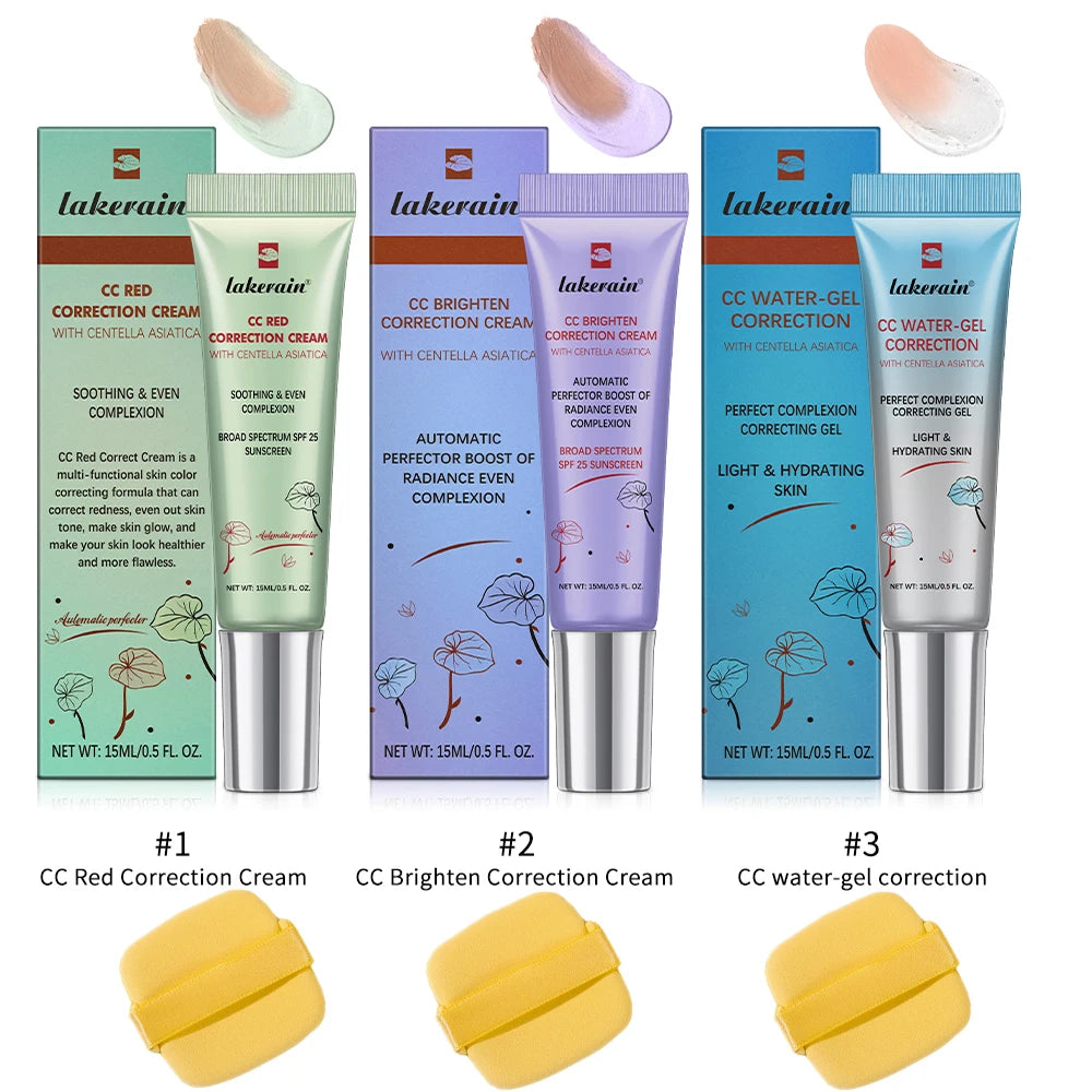 Centella CC Cream – Color Correcting Korean Foundation with Hydrating Coverage (15ml)