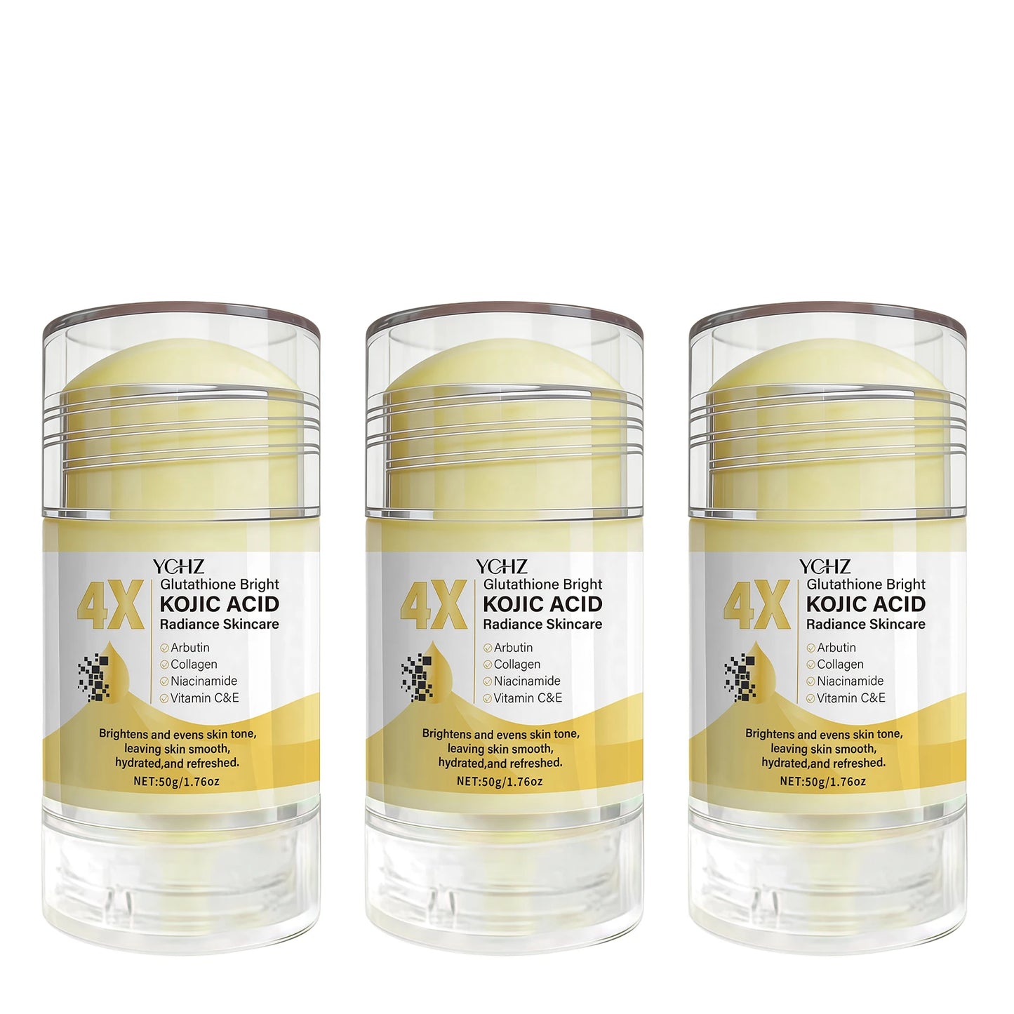 Kojic Acid Whitening Cream Stick – Dark Spot Corrector & Skin Tone Evener for Men & Women (50g)