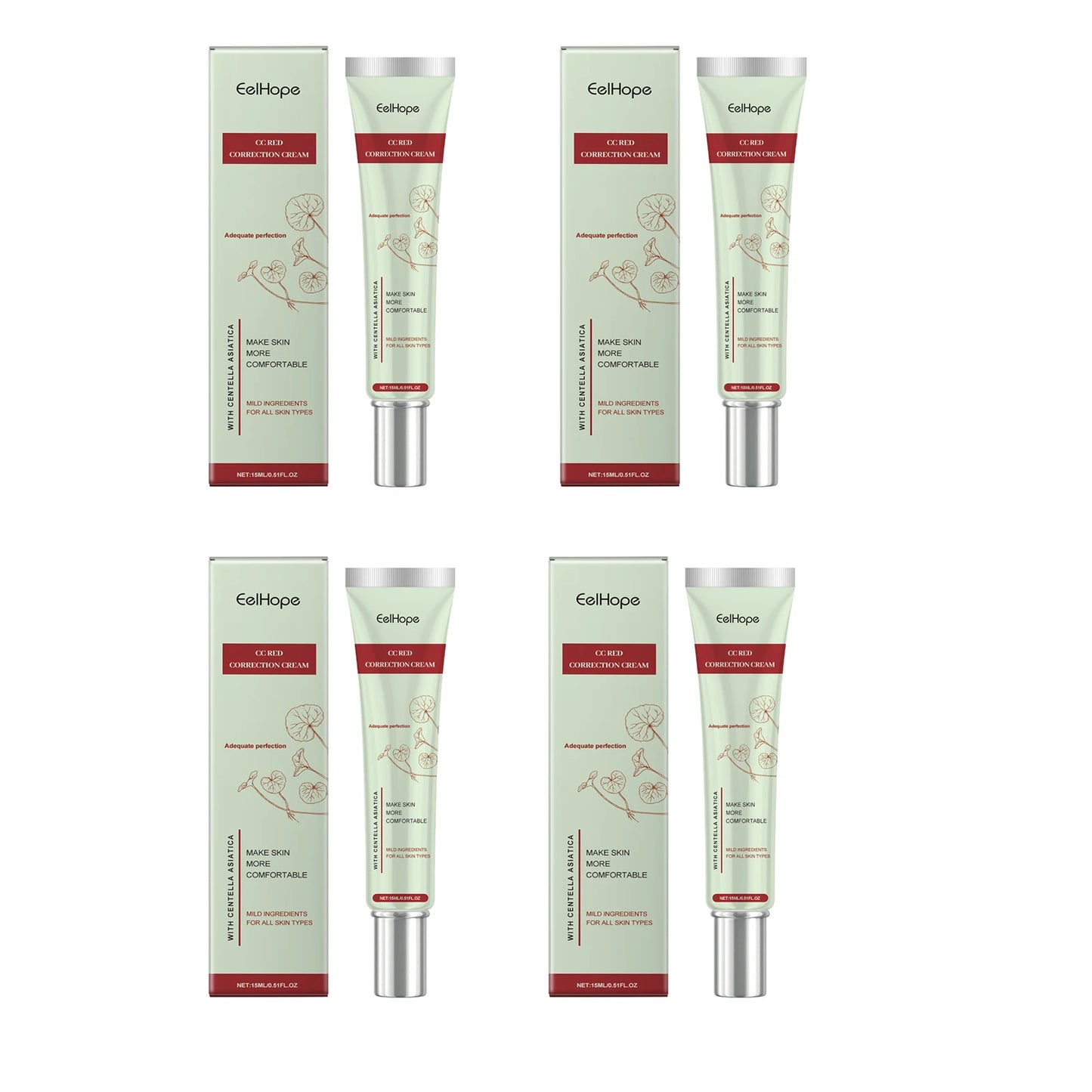 Eelhope Centella CC Cream – Gentle Brightening Concealer & Hydrating Foundation (14ml)