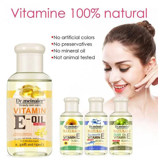 Vitamin E Face Essence Oil – Brightening & Anti-Aging Skin Care (75ml)