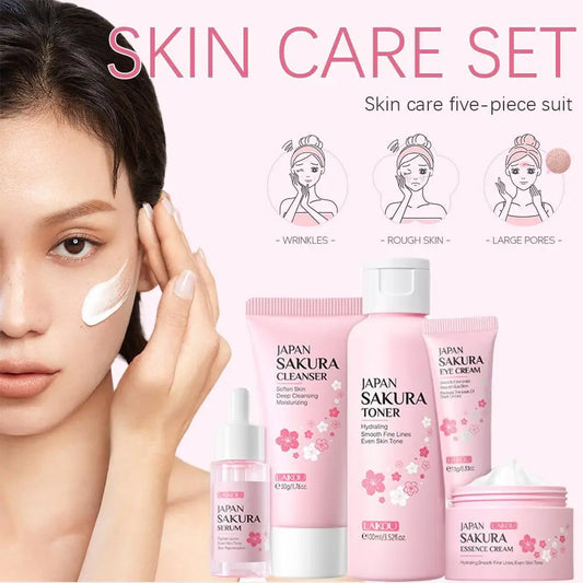 Sakura Skin Care Set – 5 or 6-Piece Collection