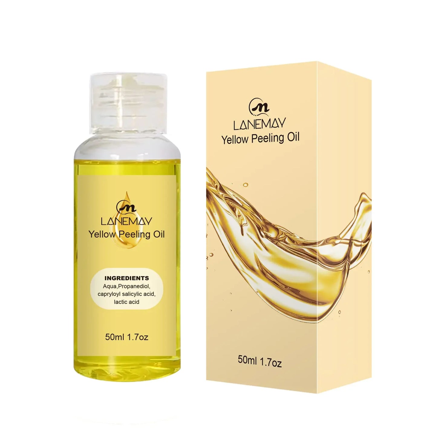 EELHOE Yellow Peeling Oil – Exfoliating Body Serum for Dark Spots, Knees, Elbows & Uneven Skin Tone (30ml / 50ml / 100ml)