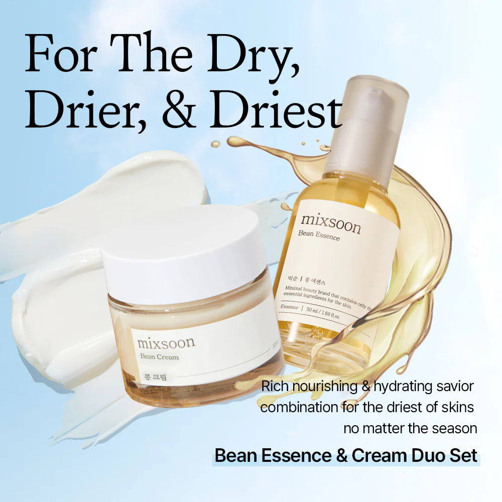 MIXSOON Bean Essence, Bean Cream & Centella Asiatica Cleanser