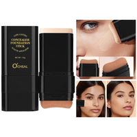 O'CHEAL 2-in-1 Concealer & Foundation Contour Stick – Matte, Waterproof & Buildable Coverage (15g)