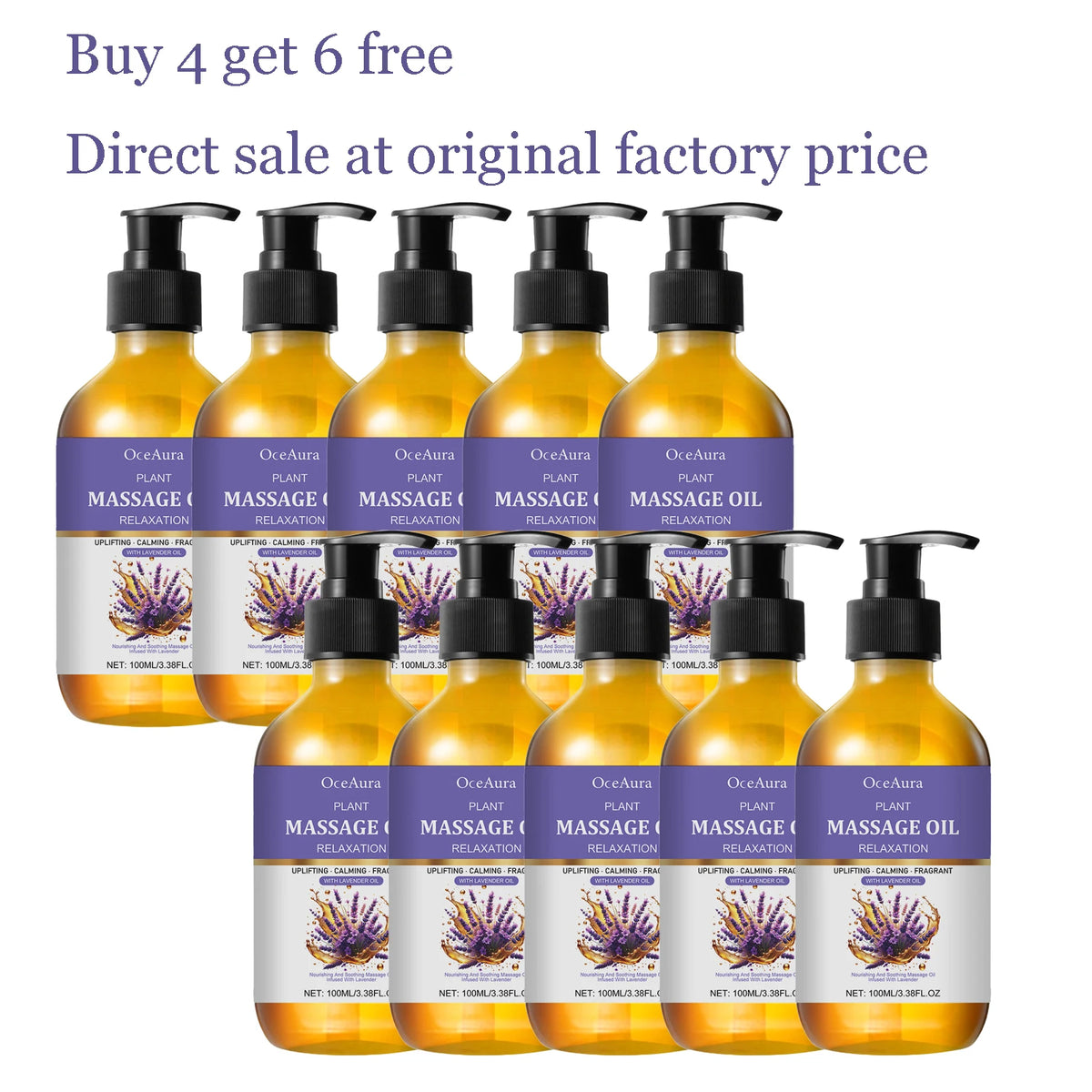 Lavender Body Massage Oil 100ml