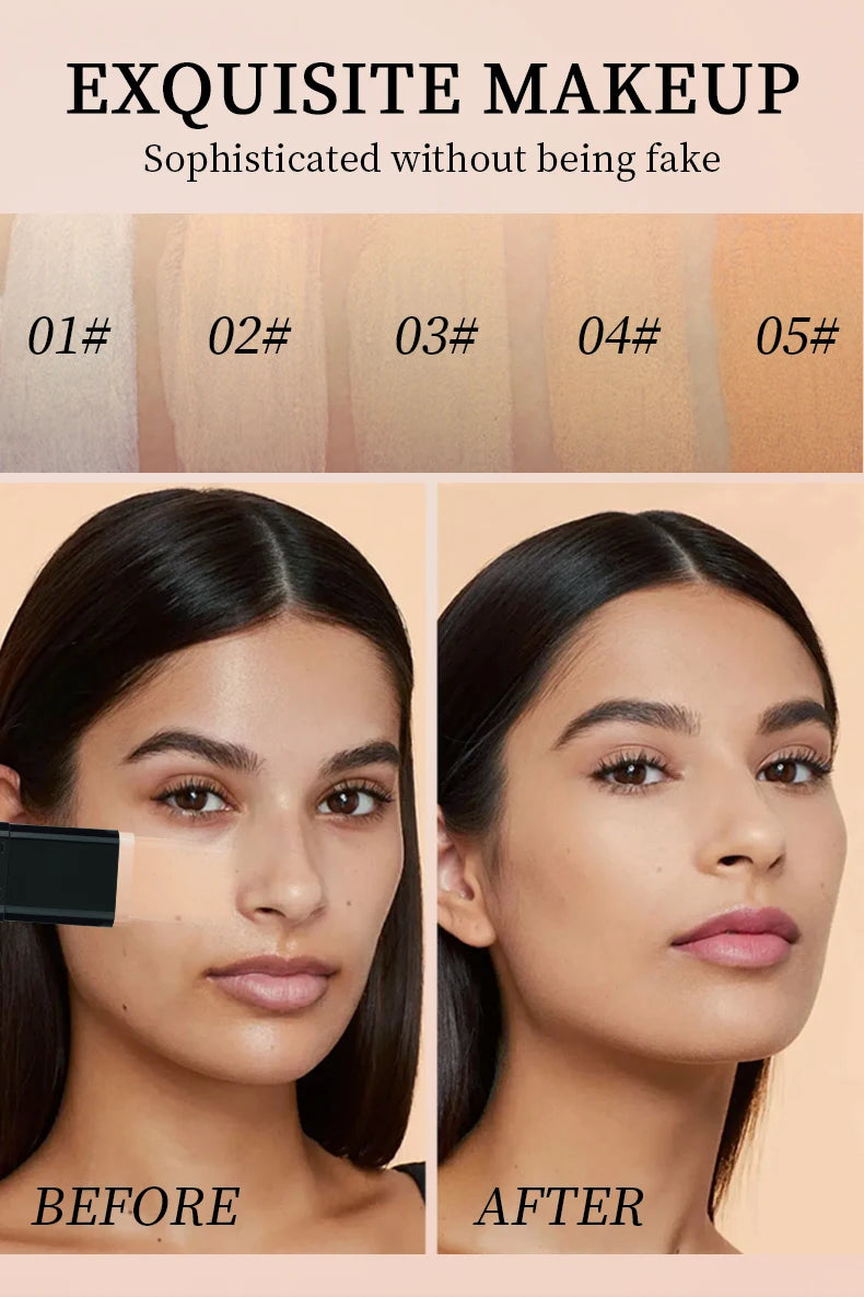 O'CHEAL 2-in-1 Concealer & Foundation Contour Stick – Matte, Waterproof & Buildable Coverage (15g)