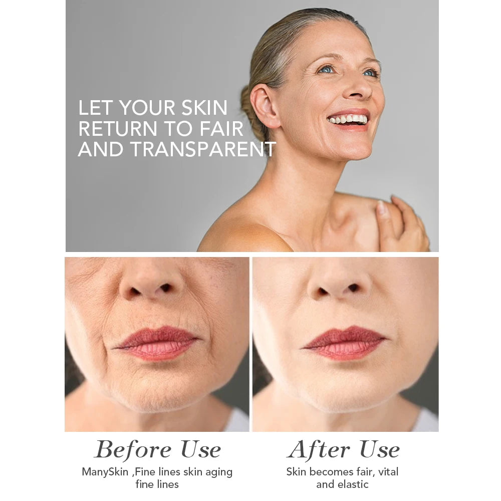 AILKE Brightening Hydrating Facial Mask – Vitamin C, Hyaluronic Acid & Collagen | Anti-Aging 10pcs