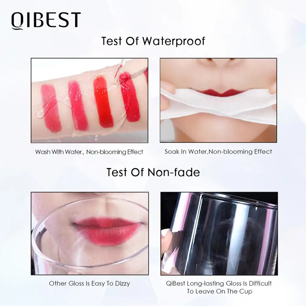 Velvet Matte Nude Lip Gloss - Waterproof Long-Lasting Lipstick