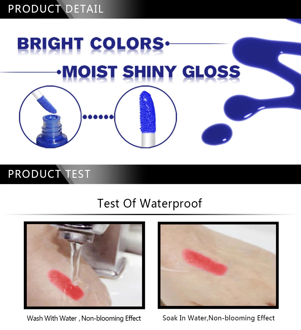 Velvet Matte Nude Lip Gloss - Waterproof Long-Lasting Lipstick