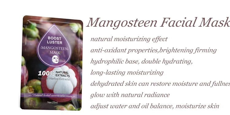 AILKE Brightening Hydrating Facial Mask – Vitamin C, Hyaluronic Acid & Collagen | Anti-Aging 10pcs
