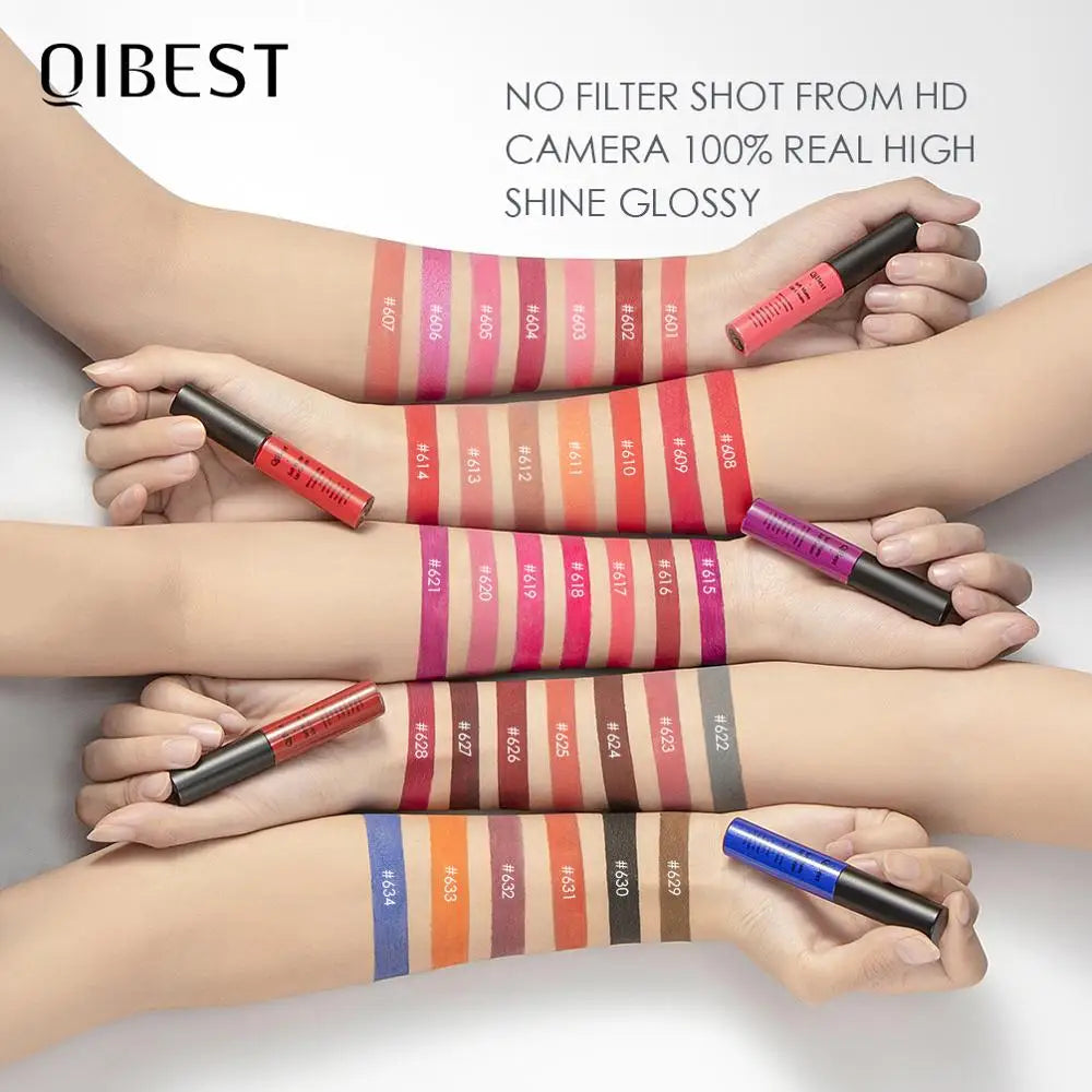 Velvet Matte Nude Lip Gloss - Waterproof Long-Lasting Lipstick
