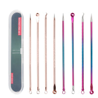 4-Piece Stainless Steel Acne & Blackhead Extractor Set – Pore Cleanser Kit