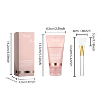 EELHOE Collagen Overnight Peel-Off Face Mask Set – Anti-Aging, Firming & Deep Hydration Night Mask with Applicator Brush (75ml)