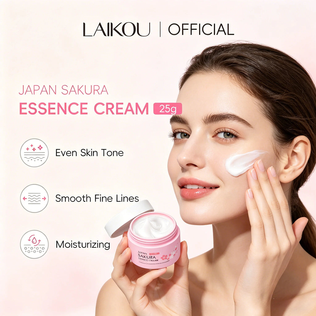 LAIKOU Sakura Hydrating cream  Moisturizer Whitening Nourishing Oil Control  Moisturizing & Repairing Deep Hydration Lock Gentle