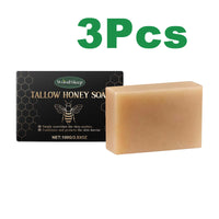 Tallow & Honey Soap Bar - Moisturizing Face & Body Cleanser