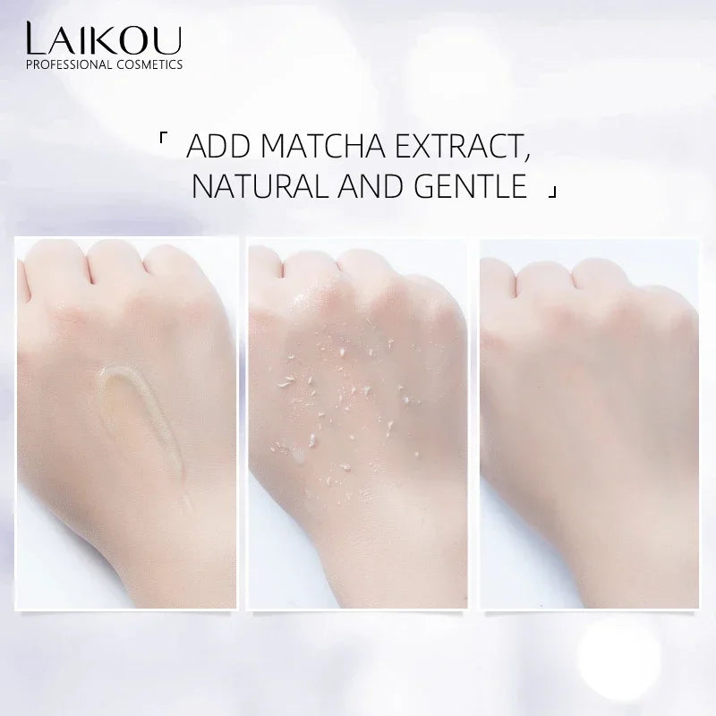LAIKOU Matcha Peeling Gel – Deep Cleansing Exfoliator & Brightening Facial Scrub (60g)