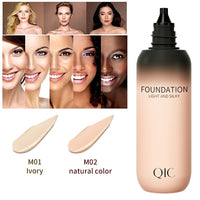 Matte Foundation Cream Concealer Full Coverage Primer Makeup for Dark Circles