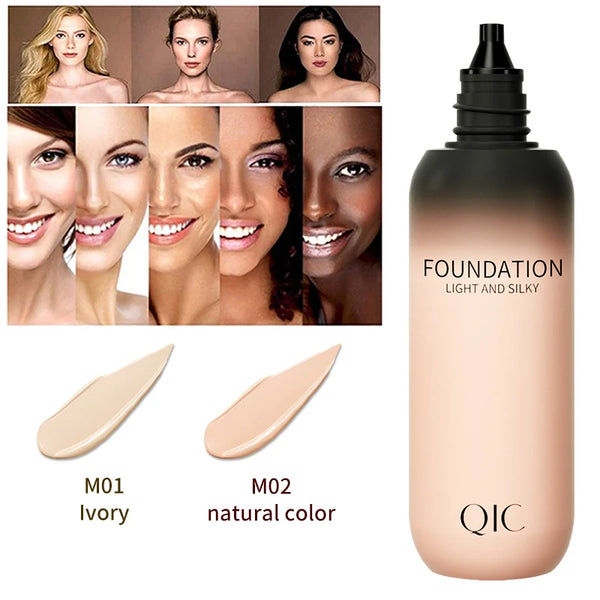 Matte Foundation Cream Concealer Full Coverage Primer Makeup for Dark Circles
