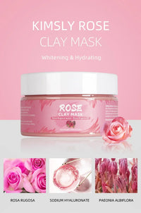 LAIKOU Clay Mud Face Mask – Moisturizing, Blackhead Removal & Brightening Washable Mask for Women (100ml) – Green Tea, Turmeric, Rose, Avocado & Sea Silt