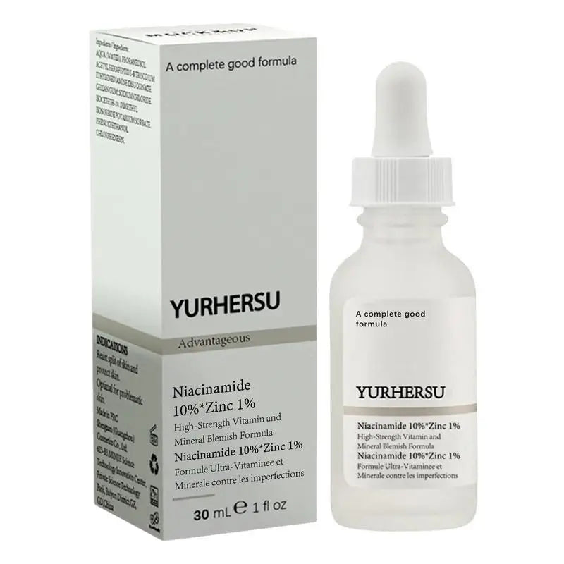 30ml Niacinamide 10% Zinc 1% Moisturizing Brightening Facial Essence Niacinamide Serum Niacinamide Hyaluronic Acid Face Serum