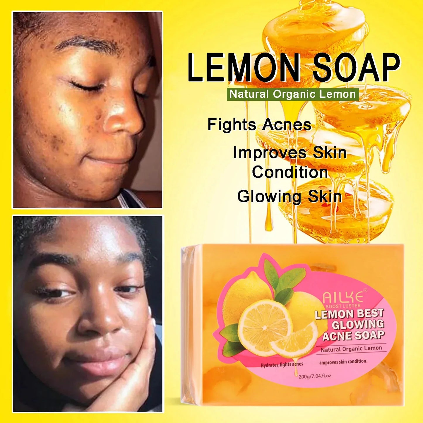 AILKE Natural Skin Brightening & Whitening Collection – Dark Spot Removal, Acne & Glow | Organic Vegan