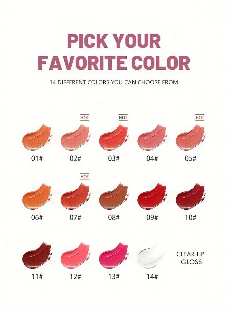 Velvet Matte Lip Tint - Waterproof Long-Lasting Lip Stain