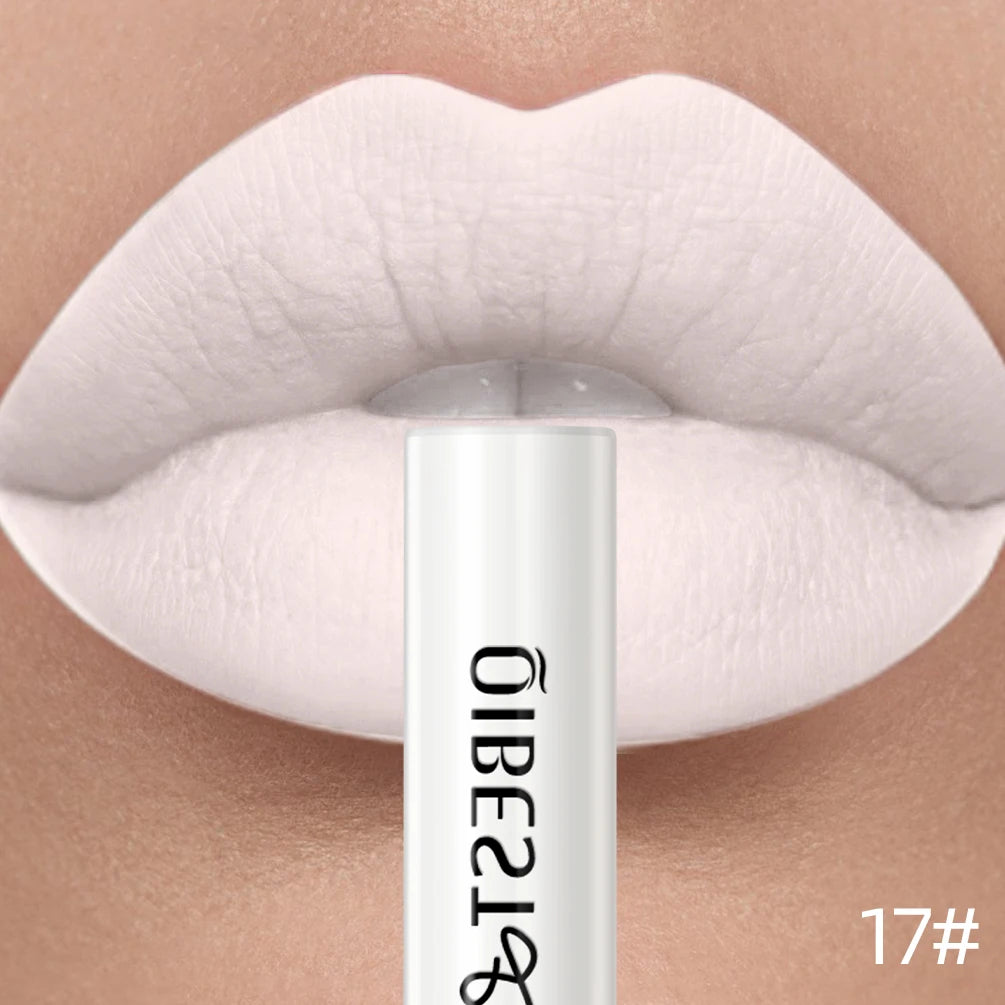 QiBest Velvet Matte Lipstick - Waterproof Long-Lasting Lip Tint