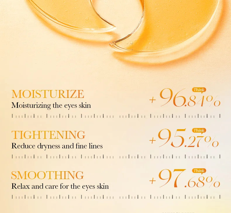 BIOAQUA Crystal Collagen Eye Mask Patches – 80 Pieces, Dark Circles & Anti-Aging