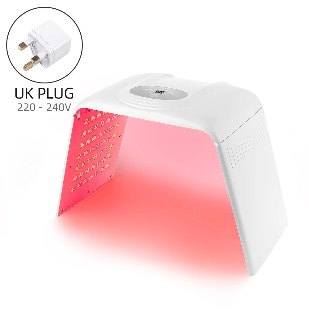 7-Color LED Light Therapy Face & Body Lamp – Foldable Skin Rejuvenation Device