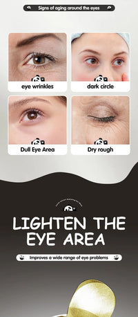 SADOER Crystal Collagen Eye Mask Patches – 60 Pieces, Dark Circles & Firming