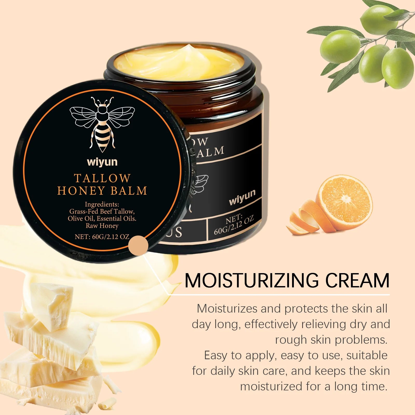 Tallow & Honey Glow Moisturizing Cream
