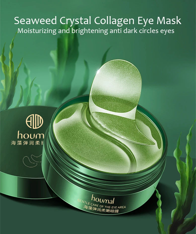 BIOAQUA Gold Crystal Collagen Eye Mask Patches – 60 Pieces, Dark Circles & Firming