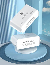 Plant Fiber Cotton Disposable Face Towels – Soft Pearl-Pattern Wipes for Face Washing & Drying (15x20cm)