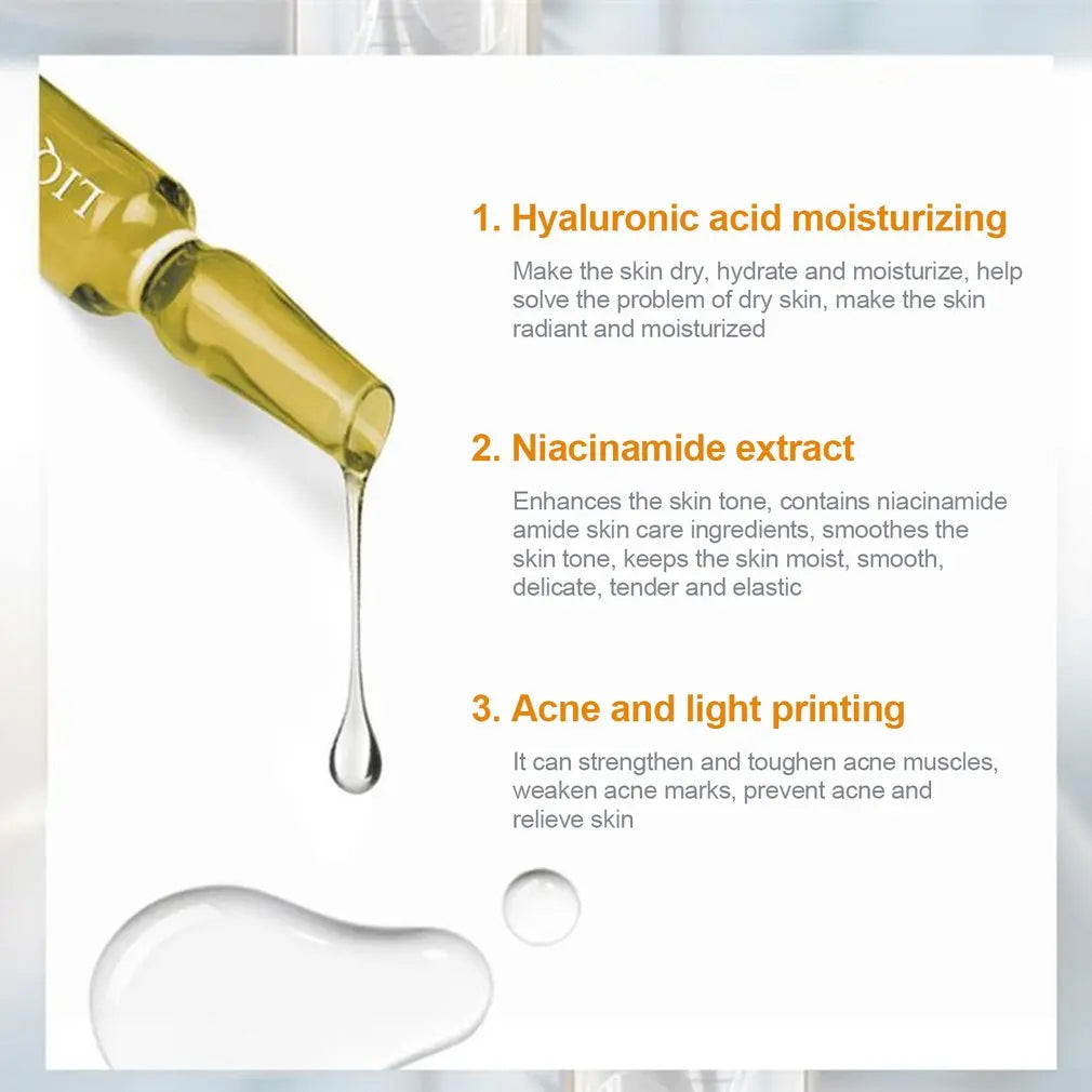 Hyaluronic Acid Ampoule Essence Deep Water Replenishment Intensive Repair Small Molecule Level Throwing Essence Original Solutio