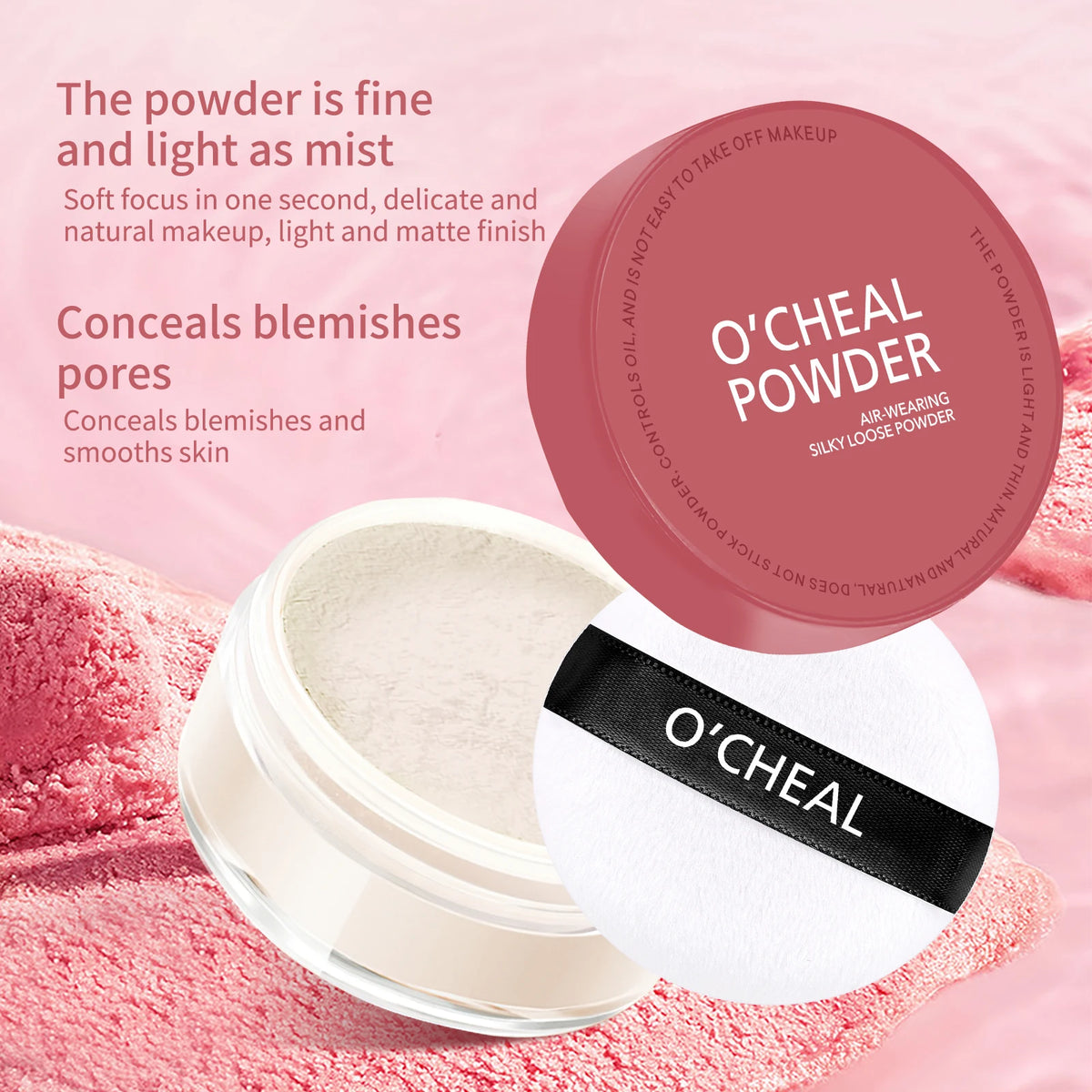 O'CHEAL CC Cream Cushion Foundation – Lightweight, Long-Lasting Concealer with SPF (15g)