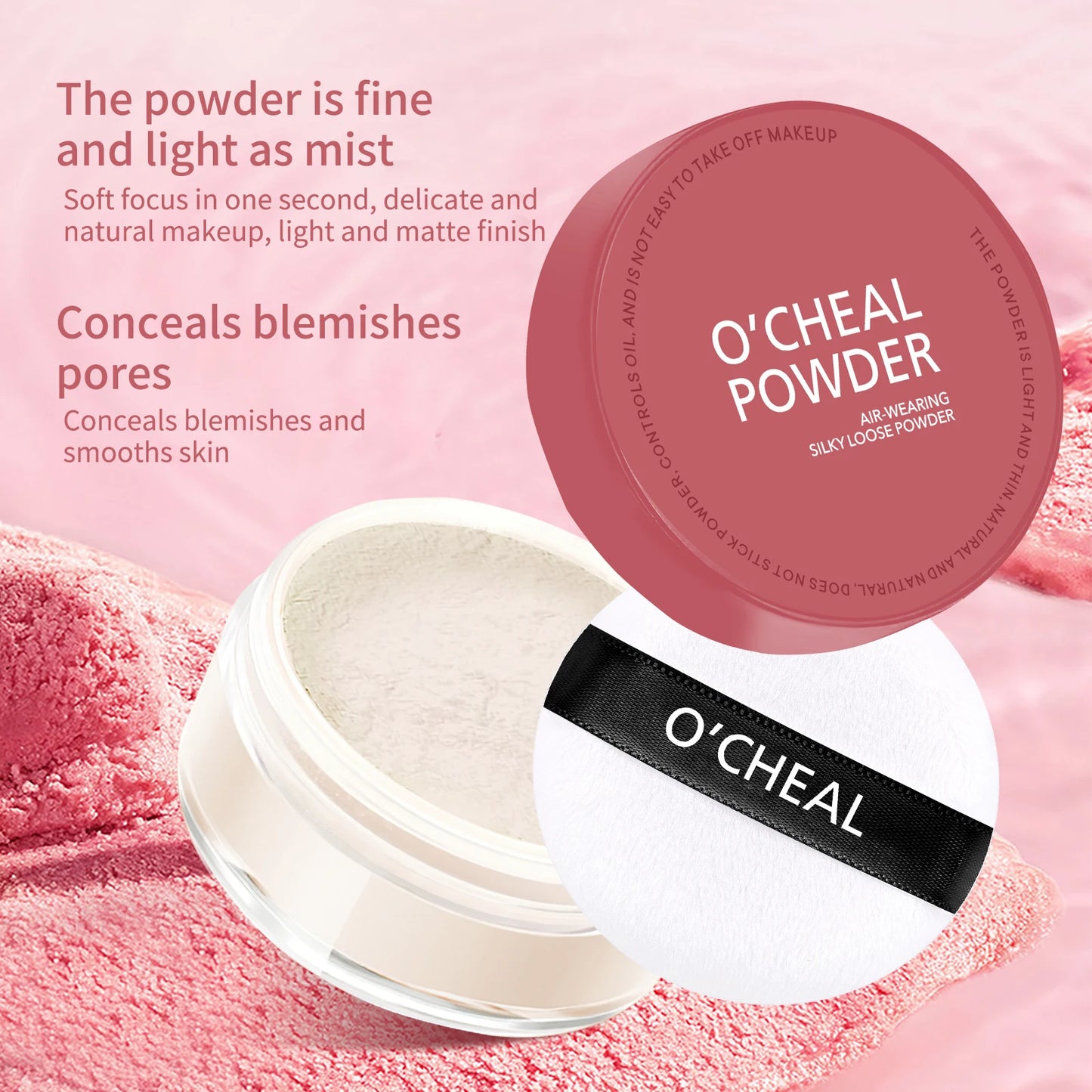 O'CHEAL CC Cream Cushion Foundation – Lightweight, Long-Lasting Concealer with SPF (15g)