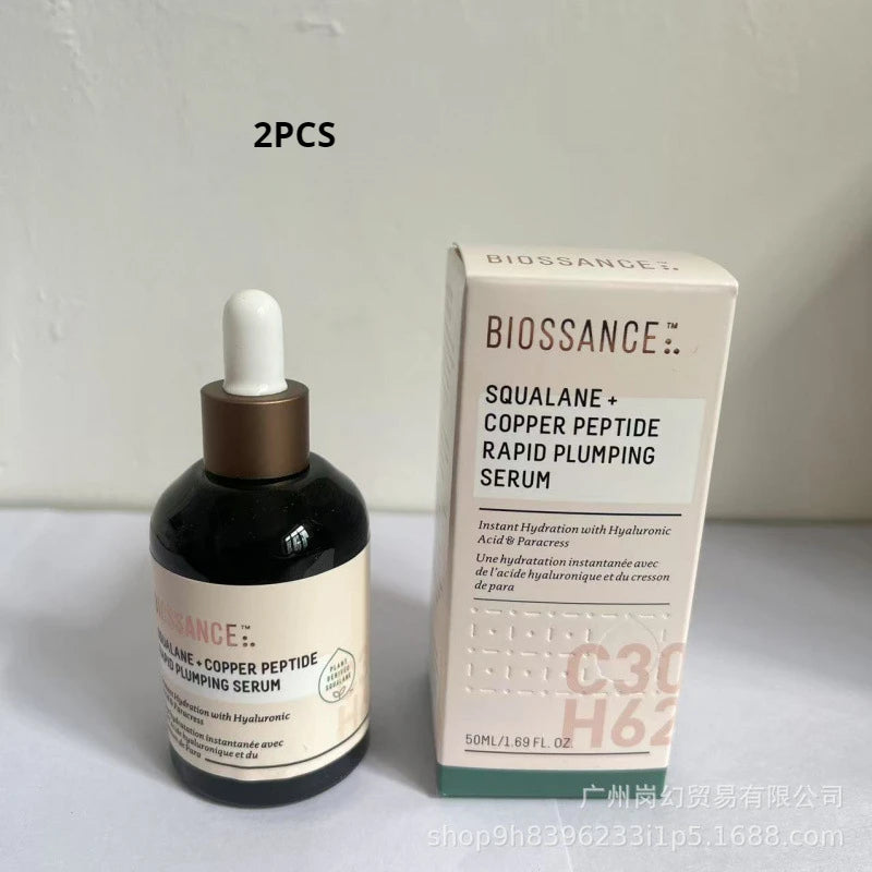 Rose & Blue Copper Peptide Facial Essence Oil – Brightening, Moisturizing & Skin Softening (30ml)