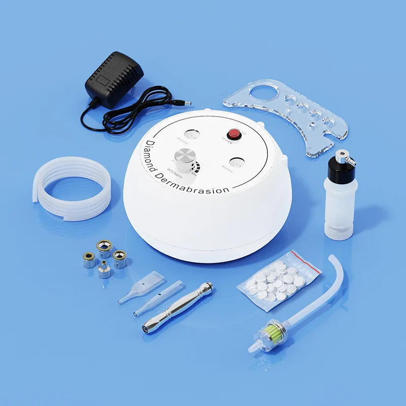 3-in-1 Diamond Microdermabrasion Machine – Blackhead Removal, Deep Cleanse & Pore Tightening