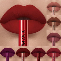QiBest Velvet Matte Lipstick - Waterproof Long-Lasting Lip Tint