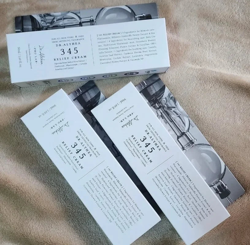 Dr. Althea 345 Face Cream Korean Skincare Skin-softening Moisturize FaceCream Gentle Repairing Suitable for Sensitive