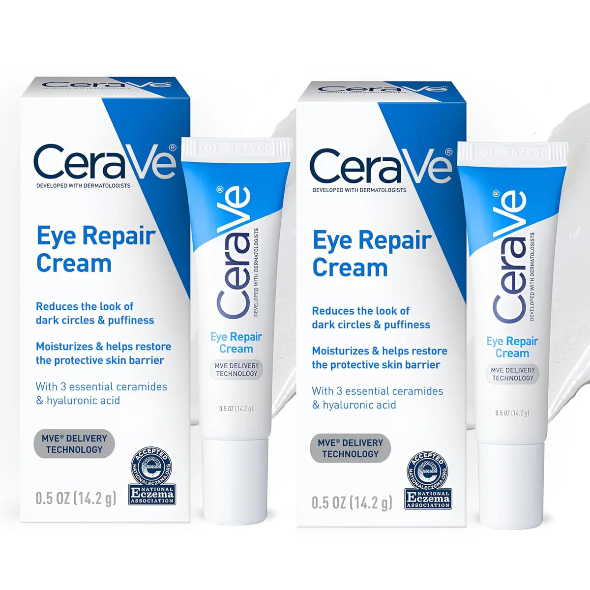 CeraVe Eye Repair Cream – Hyaluronic Acid & Niacinamide