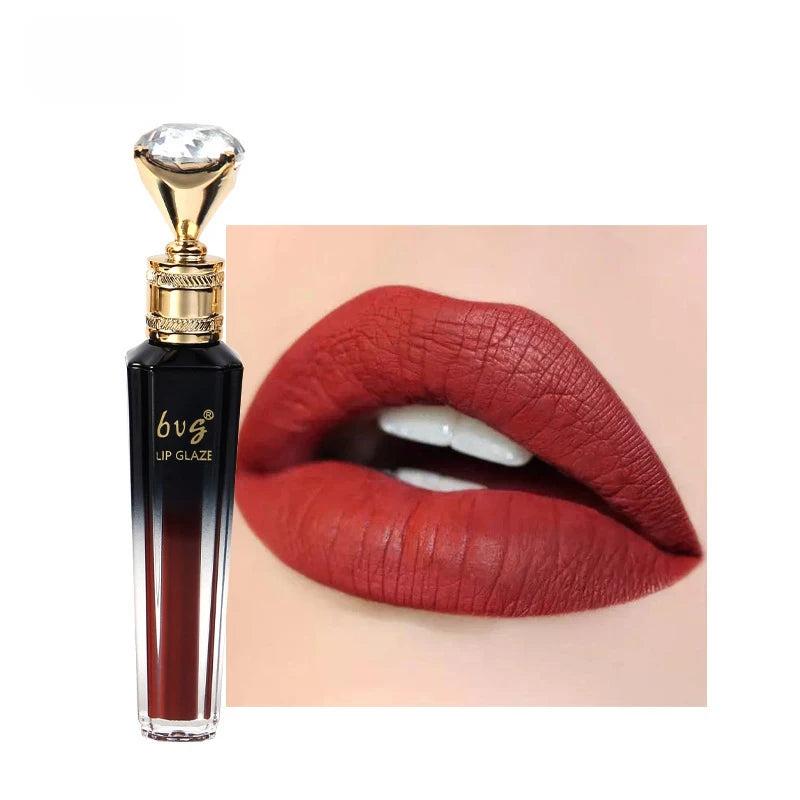 Diamond Velvet Lip Gloss - Waterproof Long-Lasting Shine