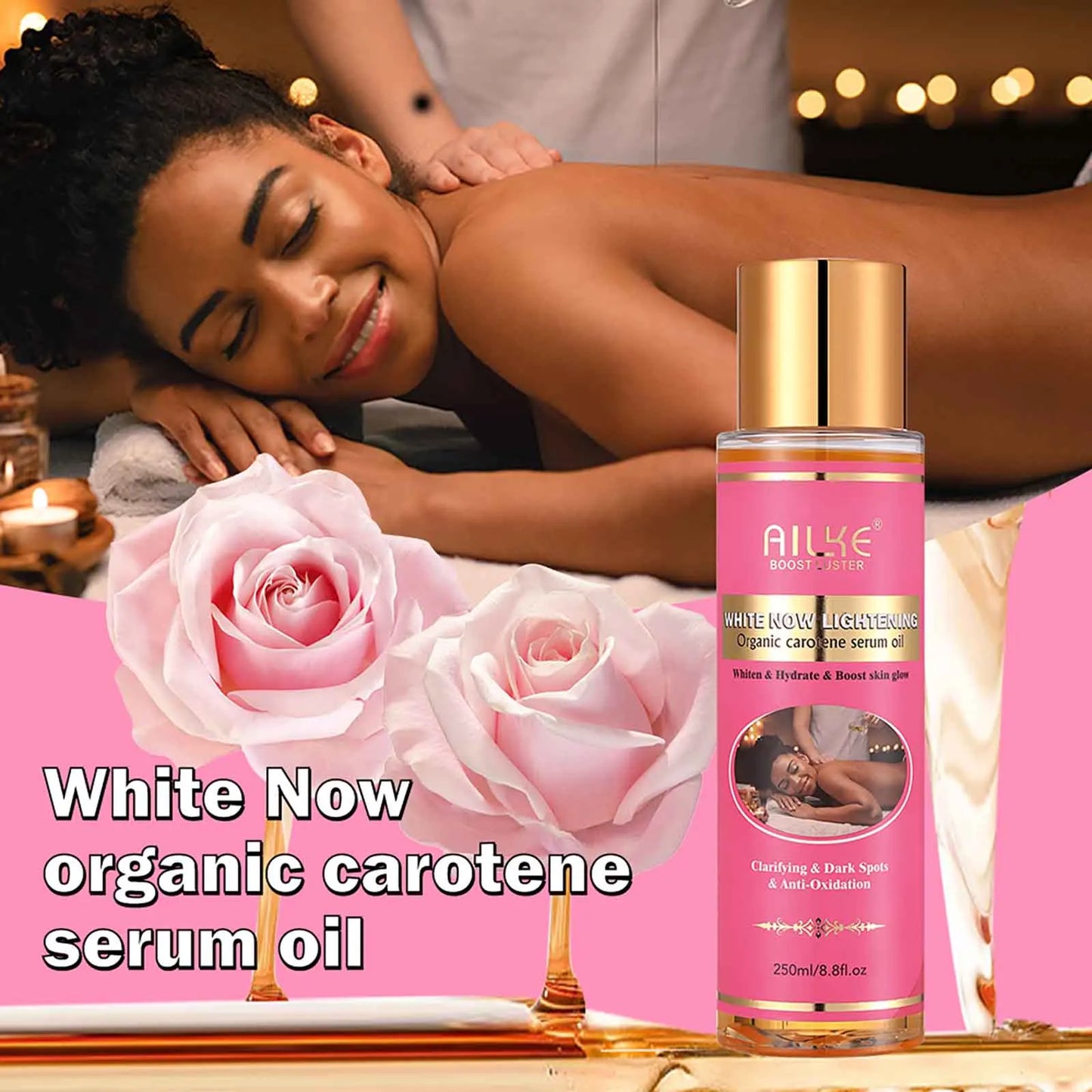 AILKE Natural Skin Brightening & Whitening Collection – Dark Spot Removal, Acne & Glow | Organic Vegan