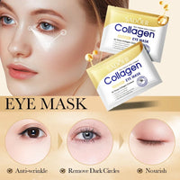 SADOER Crystal Collagen Eye Masks — 10 Pairs Anti Dark Circles, Puffiness & Moisturizing Eye Patches