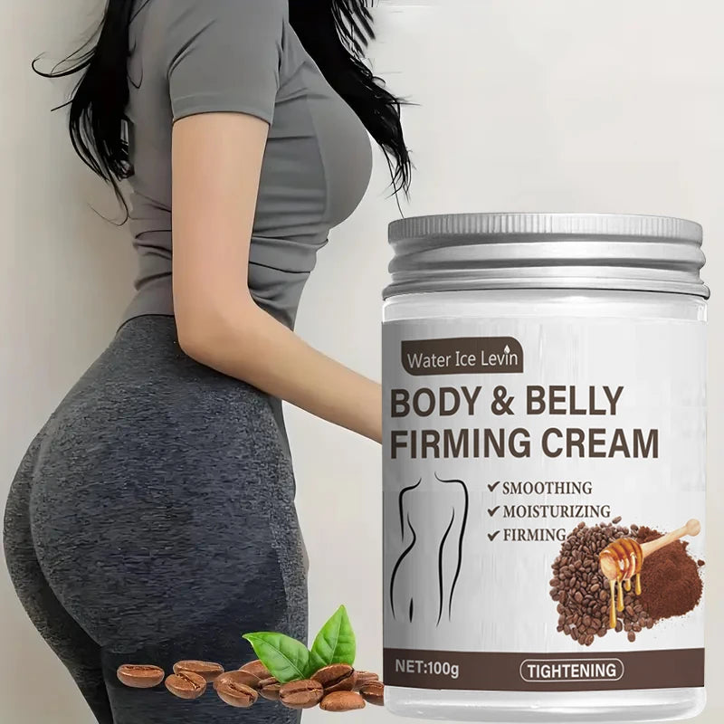 Caffeine & Collagen Firming Body Cream – Tightens Abdomen, Thighs & Arms (100g)