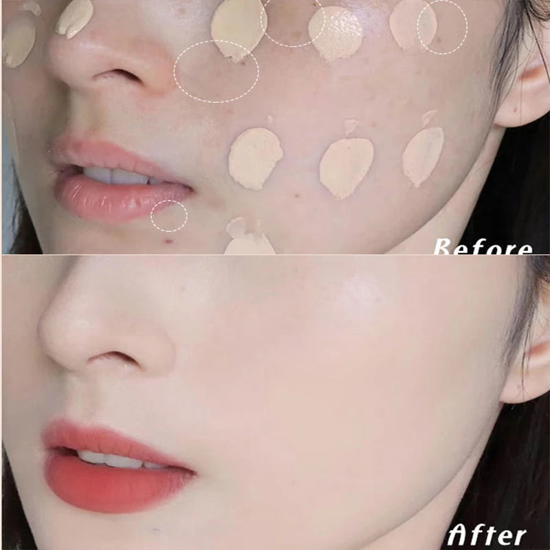 Mousse Cushion Foundation – Korean Matte Finish, Waterproof & High Coverage (15g)