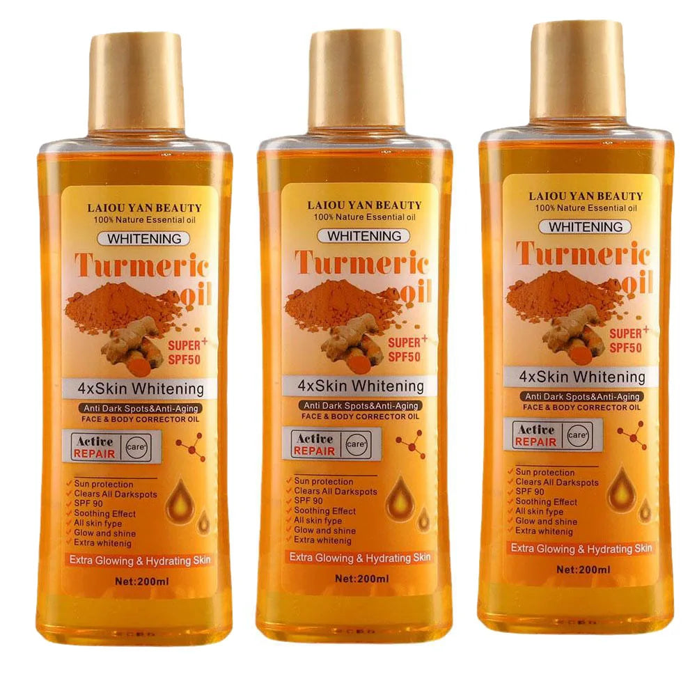 EELHOE Turmeric & Ginger Face Serum Oil – Deep Hydration & Nourishing Moisturizer (200ml)