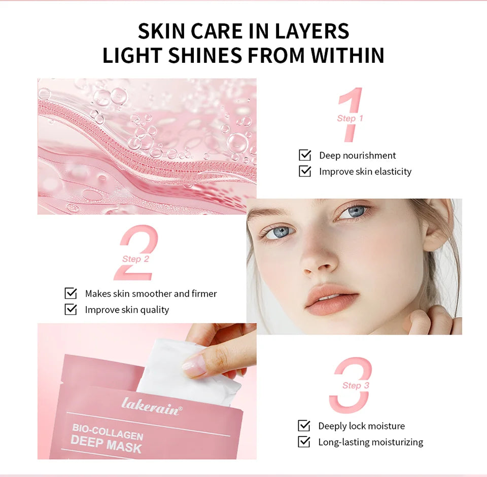 Bio-Collagen Deep Hydrogel Mask – Overnight Hydration, Pore Minimizing & Firming | ibcccndc