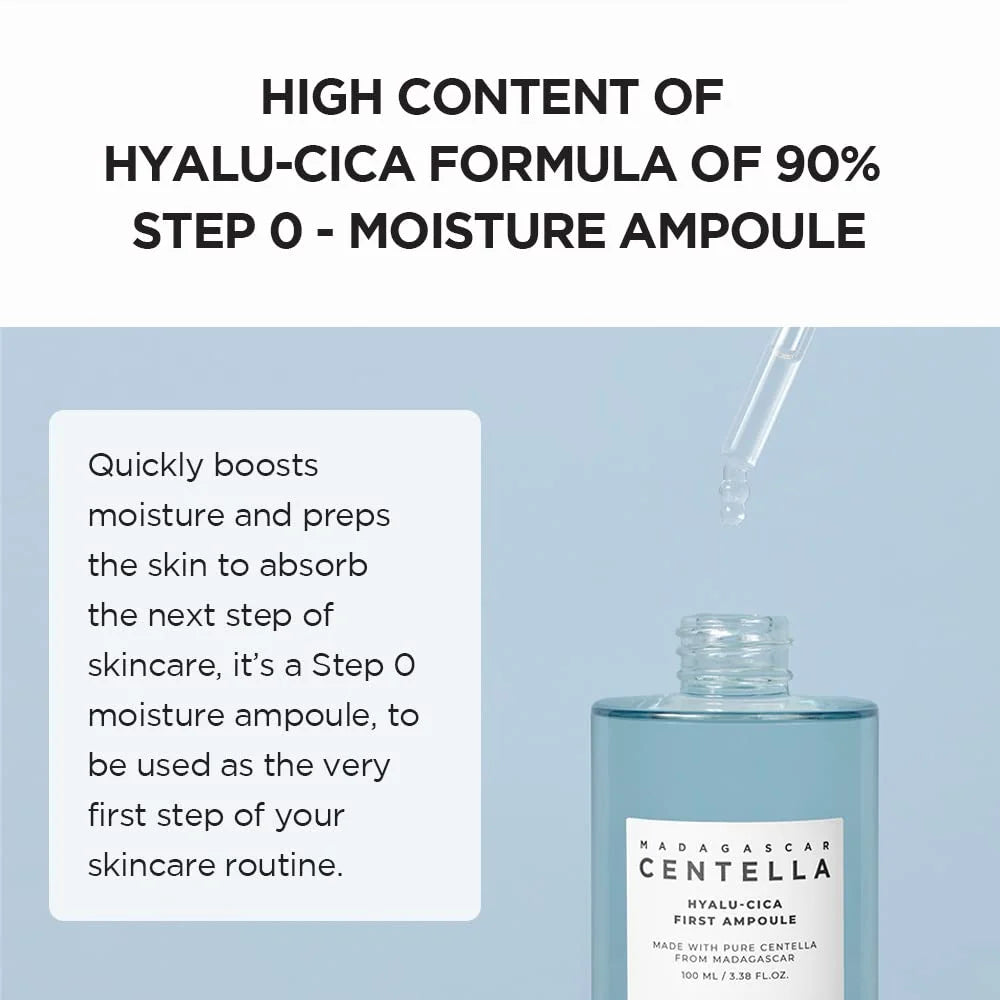 Korean Centella Ampoule Essence,Brightening Calming and Repairing Pores Smoothing Face Moisturize Serum Daily Face Care Products